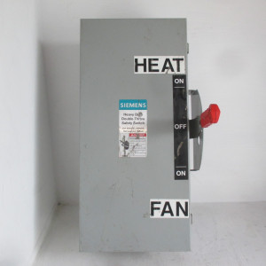 Siemens DTNF362J 60A 600V Non-Fusible Double Throw Heavy Duty 3R Safety Switch (AH0572-1)