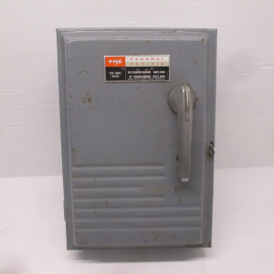 NEW FPE 1336 30 Amp 600V Type A 3P Disconnect Fusible Switch 30A NNB New No Box (AH0584-3)