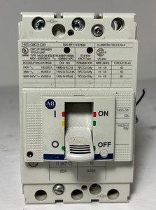 Allen Bradley 140G-G6C3-C20 20A Circuit Breaker 140G-G6 480V 140GG6C3C20 20 Amp (EM5516-2)