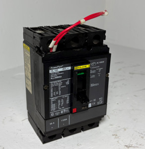 Square D HLL36090SA 90A PowerPact Circuit Breaker w/ 120V Shunt HL 150 3P 90 Amp (EM5521-2)