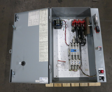 Image of NEW Eaton 100A Fusible Size 3 Starter Combination Combo Box AN16KN0 208V 100 Amp