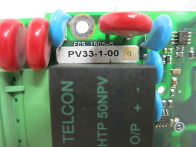 GE PV33-1-00 Rev G VS Drive Control Power Board AV-300i Inverter PCB ECS 1905-5 (DW7388-1)