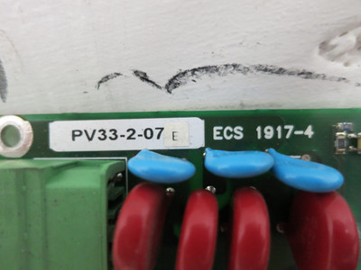 GE PV33-2-07 Rev E VS Drive Control Power Board AV-300i Inverter PCB ECS 1917-4 (DW7383-1)