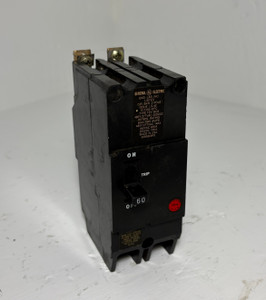 GE TEY260 60A 2P Circuit Breaker 480Y/277V TEYM02 60 Amp 2 Pole General Electric (EM5555-26)