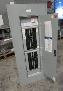 Image of Eaton 225A 208/120V PRL1a Breaker Panel Board MLO 3PH 4W 225 Amp 208V Pow-R-Line