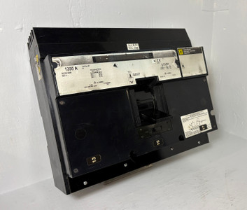 Square D I-Line NC361200 1200A Circuit Breaker Type NC 1200 Amp HACR bad label (EM5579-1)
