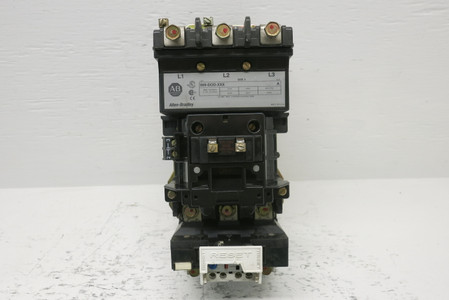 Allen Bradley 509-DOD-XXX Size 3 Starter 120V CD236 Coil 90A 50HP w/ 592-A1KD (AH0643-1)