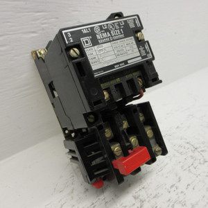 Image of Square D 8536SCO3 Size 1 Starter 120V Coil 10HP 8536SC03 Form S Series A 600VAC