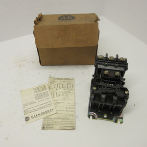 Image of NEW Allen Bradley 500-BOD93 NEMA Size 1 Contactor 120V Coil CB236 500-B0D93 NIB