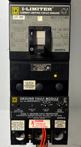 Square D I-Line IK36125G 125A Circuit Breaker 3P 125 Amp Ground Fault GFM250KKZ3 (EM5616-1)