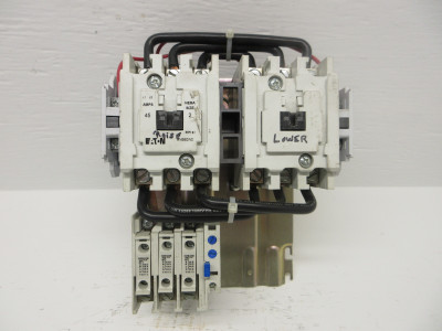 Eaton Cutler Hammer AN56GN0 Size 2 Reversing Starter 120V Coil w/ C306GN3 Relay (AH0704-1)