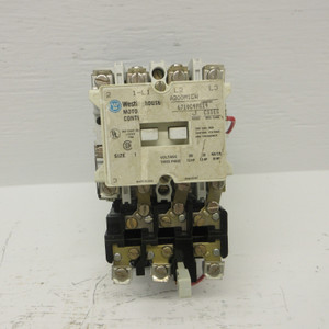 Westinghouse A200M1CW Size 1 Motor Starter 120V Coil 10HP Model J 460/575V A200 (AH0723-1)