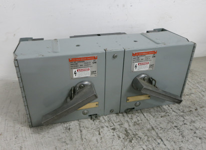 ITE V7E3233 100A 240V Fusible Vacu-Break Dual Panel Board Switch Twin 100 Amp (DW7519-2)