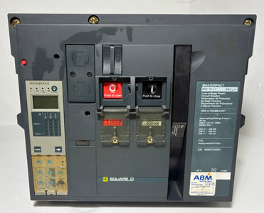 Square D NW16L1 1600A MasterPact LSIG Circuit Breaker EO w 1200 Amp Trip & Shunt (EM5652-1)