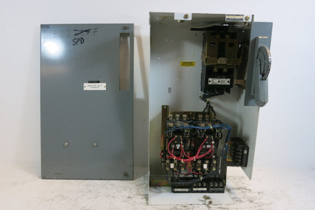 Allen Bradley 2100 30 A Breaker Size 1 Two-Speed Starter 26" MCC Bucket 2-Speed (BJ1046-1)