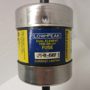 Cooper Bussmann Low Peak LPS-RK-450SP Dual Element Time Delay Fuse 600VAC 300VDC (AH0726-6)