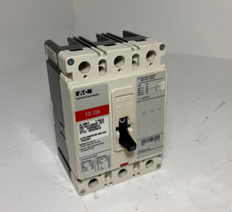 Image of Eaton FD3090BP10 90A Circuit Breaker Glossy Red 3 Pole 480/600V FD3090 90 Amp