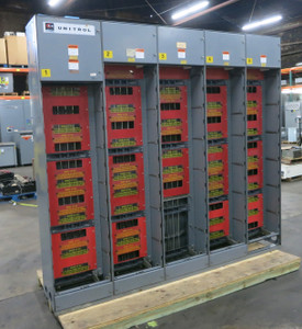 Image of F10 Unitrol 600/400A 5x Section MCC Motor Control Center 480V 3PH 600A 400 Amp