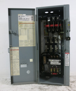 Square D 60A Fusible Size 2 Starter Combination Box 60 Amp Combo 8536SDO1S 8538 (DW7599-1)