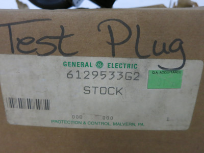 NEW GE 6129533G2 Relay Connection Test Plug Meter Tester 6119254 (DW7606-1)