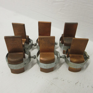 Bussmann 616 Fuse Reducers 100 Amp to 60 Amp 600VAC Copper (LOT OF 6) (3 PAIRS) (AH0773-24)