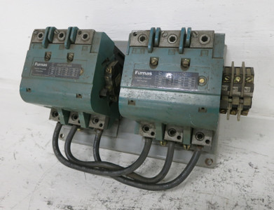 Furnas 44IF107800 Definite Purpose Reversing Contactor 120/240V Dual Coil 150A (DW7634-1)