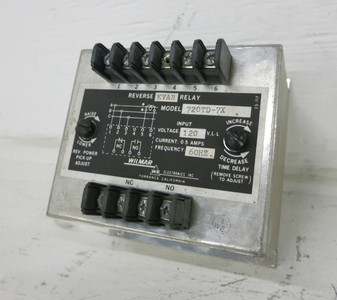 Image of Wilmar 720TD-7X Reverse KVAR Relay 120V 700 Series Time Delay 720TD7X TE Tyco