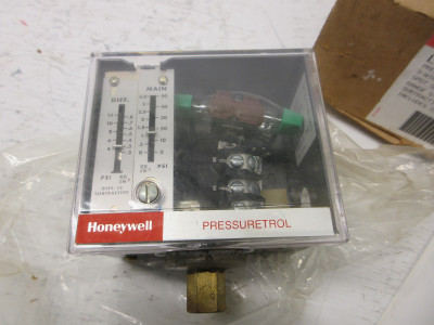 NEW Honeywell L604A 1177 Pressure Controller 3W 250V Max SPDT Switch 5-50 PSI (AH0791-2)