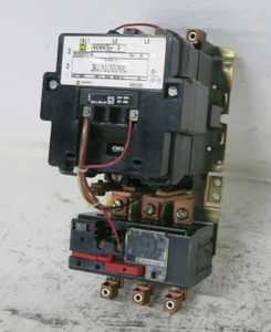 Square D 8536SEO1S Size 3 Motor Starter w/ Motor Logic 9065-SR320 120V Coil (DW7660-1)