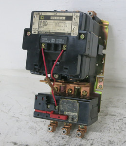 Square D 8536SEO1-H20S Size 3 Motor Starter w/ Motor Logic 9065-SR320 120V Coil (DW7661-1)