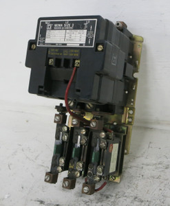 Square D 8536SEO1-SY59 Size 3 Motor Starter 120V Coil 48HA18AA4 Overload 8536SE0 (DW7665-2)