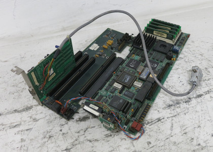 Nematron CPU 486SI Processor Control Board w/ 110A0240 300A0125 Card 118A0036 (DW7715-1)