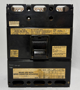 Westinghouse LC3600WK 600A Molded Case Switch 600 Amp 3 Pole 480/600V (EM5718-2)