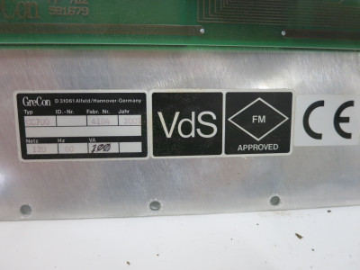 GreCon CC700 Display 4184 FP 702 581679 Control Panel Board Operator Interface (DW7727-1)