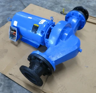 Image of Thrush In-Line Centrifugal Pump 15 HP Motor Baldor EJMM2513T 5x5x9A-TV2g