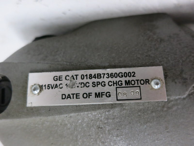 GE 0184B7360G002 Magne-Blast Charging Motor 115VAC / 125VDC ML-13 Stored Energy (DW7812-3)