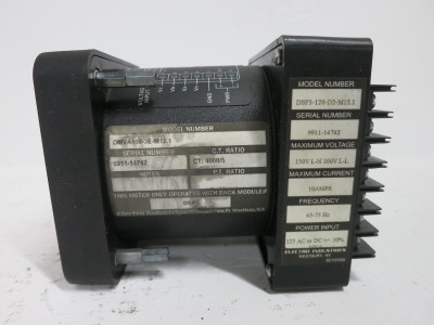 Electro Industries DMVA100-3E-M12.1 Power Monitor CT 4000/5 DSP3-120-D2-M12.1 (DW7809-2)