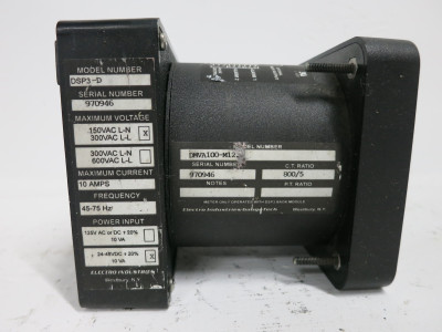 Electro Industries DMVA100-M12.1 Power Monitor CT 800/5 DSP3-D Meter Module (DW7811-3)
