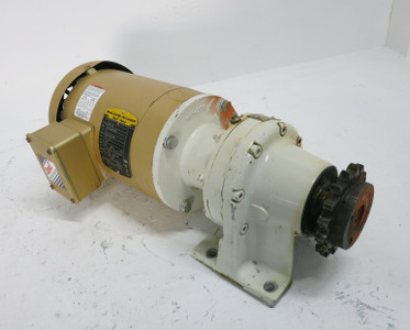 Image of Baldor VEM3546 1 HP AC Motor w/ Kice CNHXS Gear Reducer Speed Ratio 29 832 in/lb