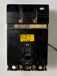 Square D I-Line FA360151212 15A Circuit Breaker Black w/ Aux 600V 3P FA 15 Amp (EM5760-2)