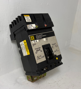Square D I-Line FC24015AC 15A Circuit Breaker 2 Pole in 3P Frame 480V 15 Amp 2P (EM5795-1)