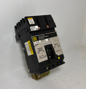 Square D I-Line FC24015BC 15A Circuit Breaker 2 Pole in 3P Frame 480V 15 Amp 2P (EM5797-1)