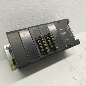 GE Fanuc IC610CHS110A Rack w/ Power Supply, Input Module, Output Module, Fillers (AH0959-3)