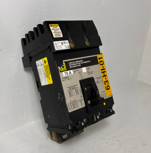 Image of Square D I-Line FH36070 70A Circuit Breaker 480/600V 3P Type FA 70 Amp 3P HACR