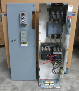 Image of Allen Bradley 2100 Size 3 Reversing Starter 100A Fusible 46" MCC Bucket 100 Amp