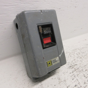 Square D 2510-MBG2 Size M-0 Enclosed Manual Starter 480/600VAC 5HP 2510-MBG2 (AH1027-3)