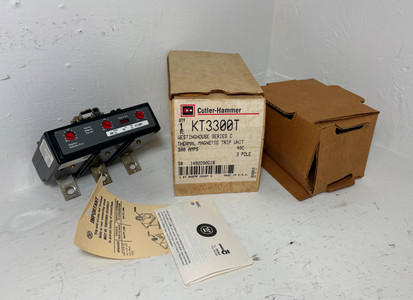 NEW Westinghouse KT3300T 300A Thermal Magnetic Trip Unit for Breaker 300 Amp NIB (EM5845-1)