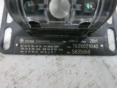 GE 763X021040 Type JVM-3 Voltage Transformer Ratio 20:1 2400V VT JVM3 (DW8008-2)