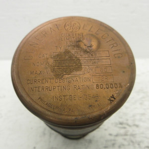 GE 177L108G23 EJ-2 12R Amp 2.4 kV Motor Starter Fuse EJ2 2400V Current LImiting (AH1060-5)