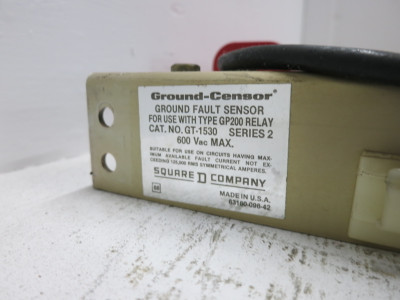 Square D GT-1530 Ground-Censor Ground Fault Sensor GT1530 600V Ser 2 (DW8022-1)